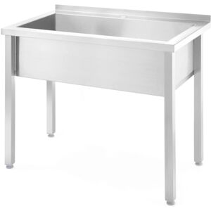 Inny producent Basen zlew gastronomiczny jednokomorowy spawany Budget Line STAL 1000 x 600 x 850 cm - Hendi 816714 Inny producent Basen zlew gastronomiczny jednokomorowy spawany Budget Line STAL 1000 x 600 x 850 cm - Hendi 816714