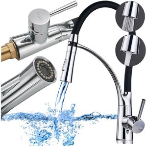 Zolta Bateria kuchenna stojąca ruchoma elastyczna wylewka perlator silver Zolta Bateria kuchenna stojąca ruchoma elastyczna wylewka perlator silver