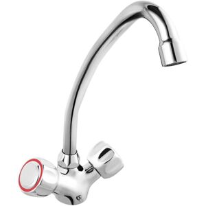 Ferro Bateria zlew STANDARD stojąca chrom LUX Ferro Bateria zlew STANDARD stojąca chrom LUX