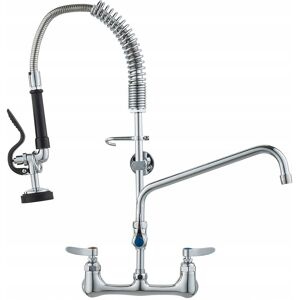 Vevor Bateria zlewozmywakowa ścienna 63,5cm z wężownicą do zlewu 1/2/3-komorowego Vevor Bateria zlewozmywakowa ścienna 63,5cm z wężownicą do zlewu 1/2/3-komorowego