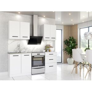 Blanco ® Zestaw mebli kuchennych Meble kuchenne Kuchnia MINI 2,0m BIAŁY ANEKS REGAŁ SZAFKA Blanco ® Zestaw mebli kuchennych Meble kuchenne Kuchnia MINI 2,0m BIAŁY ANEKS REGAŁ SZAFKA