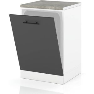 Hurtownia Mebli Front Do Zabudowy Zmywarki 60cm Szafka Kuchenna Spremium Szary Mat Hurtownia Mebli Front Do Zabudowy Zmywarki 60cm Szafka Kuchenna Spremium Szary Mat