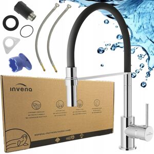 Inny producent INVENA KAMELEON kran do kuchni bateria kuchenna zlewozmywakowa Czarna/Chrom Inny producent INVENA KAMELEON kran do kuchni bateria kuchenna zlewozmywakowa Czarna/Chrom