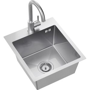 Inny producent LEO 10 S zlewozmywak stalowy (40x45x20) z syfonem 1-komorowy z baterią Ganges Inny producent LEO 10 S zlewozmywak stalowy (40x45x20) z syfonem 1-komorowy z baterią Ganges
