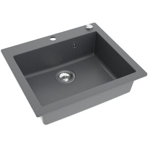 Axis MODERNO ZLEWOZMYWAK GRANITOWY JEDNOKOMOROWY ANNIE 60 MOONLIGHT GREY W ZESTAWIE Z SYFONEM AUTOMATYCZNYM POP-UP Axis MODERNO ZLEWOZMYWAK GRANITOWY JEDNOKOMOROWY ANNIE 60 MOONLIGHT GREY W ZESTAWIE Z SYFONEM AUTOMATYCZNYM POP-UP