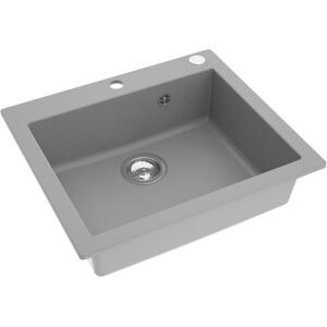 Axis MODERNO ZLEWOZMYWAK GRANITOWY JEDNOKOMOROWY ANNIE 60 SZARY W ZESTAWIE Z SYFONEM MANUALNYM Axis MODERNO ZLEWOZMYWAK GRANITOWY JEDNOKOMOROWY ANNIE 60 SZARY W ZESTAWIE Z SYFONEM MANUALNYM