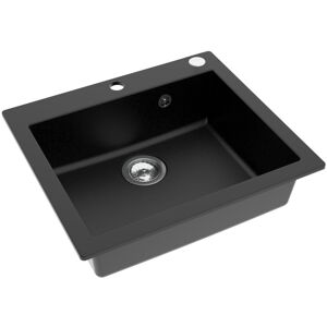 Axis MODERNO ZLEWOZMYWAK GRANITOWY JEDNOKOMOROWY ANNIE 60 W KOLORZE DEEP BLACK SYFON MANUALNY W ZESTAWIE Axis MODERNO ZLEWOZMYWAK GRANITOWY JEDNOKOMOROWY ANNIE 60 W KOLORZE DEEP BLACK SYFON MANUALNY W ZESTAWIE