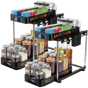 Inny producent Organizer pod zlew 2szt wysuwany 2-poziomowy do szafki kuchni łazienki Inny producent Organizer pod zlew 2szt wysuwany 2-poziomowy do szafki kuchni łazienki