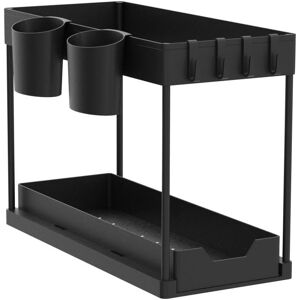 Inny producent PÓŁKA POD ZLEW 2 POZIOMY WYSUWANA ORGANIZER Z HACZYKAMI DO KUCHNI Inny producent PÓŁKA POD ZLEW 2 POZIOMY WYSUWANA ORGANIZER Z HACZYKAMI DO KUCHNI
