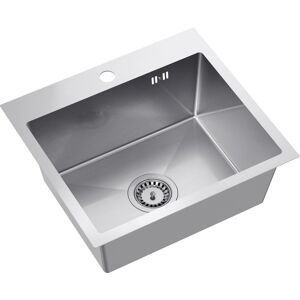 Inny producent Quadron Luke 100 zlewozmywak stalowy 50x45 cm stal ZH5045BS Inny producent Quadron Luke 100 zlewozmywak stalowy 50x45 cm stal ZH5045BS