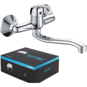 SOTBE® SOTBE ATRAN bateria umywalkowa ścienna z długą wylewką kran do umywalki SOTBE® SOTBE ATRAN bateria umywalkowa ścienna z długą wylewką kran do umywalki