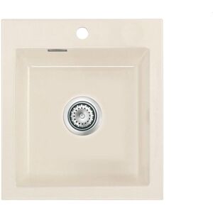 Systemceram - Keradomo Mera 46 - Ręczna obsługa - Otwór montażowy kranu - Built-in Sink Systemceram - Keradomo Mera 46 - Ręczna obsługa - Otwór montażowy kranu - Built-in Sink