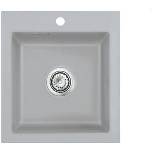 Inny producent Systemceram Mera 51 Zlew ceramiczny Tytan, korek manualny Inny producent Systemceram Mera 51 Zlew ceramiczny Tytan, korek manualny