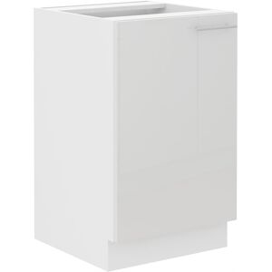 STOLARZ LEMPERT Szafka Do Kuchni Lara 50 Cm Pod Zlew Biały Połysk STOLARZ LEMPERT Szafka Do Kuchni Lara 50 Cm Pod Zlew Biały Połysk