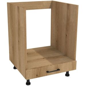 Szafka kuchenna do zabudowy piekarnika VERSO 60 cm dąb evoke/dąb evoke - emka meble Szafka kuchenna do zabudowy piekarnika VERSO 60 cm dąb evoke/dąb evoke - emka meble