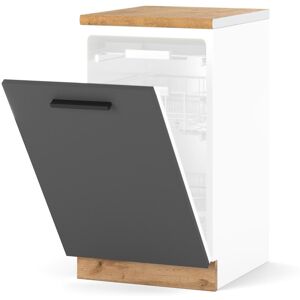 Hurtownia Mebli Szafka Kuchenna Front Do Zabudowy Zmywarki 45cm Blande Wotan Szary Mat Hurtownia Mebli Szafka Kuchenna Front Do Zabudowy Zmywarki 45cm Blande Wotan Szary Mat