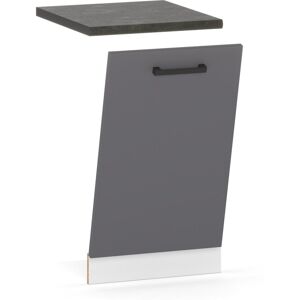 ULWE SZAFKA KUCHENNA FRONT DO ZABUDOWY ZMYWARKI 45CM GRAFIT ULWE SZAFKA KUCHENNA FRONT DO ZABUDOWY ZMYWARKI 45CM GRAFIT