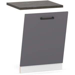 ULWE SZAFKA KUCHENNA FRONT DO ZABUDOWY ZMYWARKI 60CM GRAFIT ULWE SZAFKA KUCHENNA FRONT DO ZABUDOWY ZMYWARKI 60CM GRAFIT