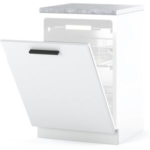 Hurtownia Mebli Szafka Kuchenna Front Zabudowy Do Zmywarki Modułowy 60cm Blande Biały Mat Hurtownia Mebli Szafka Kuchenna Front Zabudowy Do Zmywarki Modułowy 60cm Blande Biały Mat