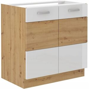 STOLARZ LEMPERT Szafka Kuchenna Pod Zlew Biały Artisan 2 Fronty 80 STOLARZ LEMPERT Szafka Kuchenna Pod Zlew Biały Artisan 2 Fronty 80