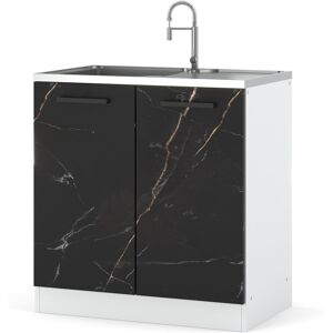 Hurtownia Mebli Szafka Kuchenna Stojąca Modułowa Pod Zlew 80cm Blande Biały San Sebastian Hurtownia Mebli Szafka Kuchenna Stojąca Modułowa Pod Zlew 80cm Blande Biały San Sebastian