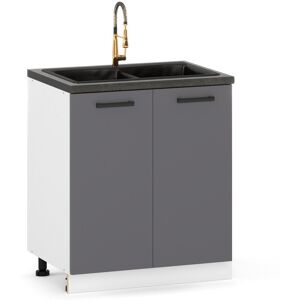 ULWE SZAFKA KUCHENNA STOJĄCA POD ZLEW 80cm GRAFIT ULWE SZAFKA KUCHENNA STOJĄCA POD ZLEW 80cm GRAFIT