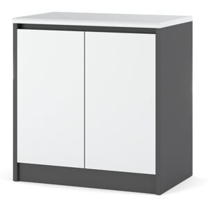 Hurtownia Mebli szafka kuchenna stojąca z blatem modułowa bella 80cm szary mat biały mat Hurtownia Mebli szafka kuchenna stojąca z blatem modułowa bella 80cm szary mat biały mat