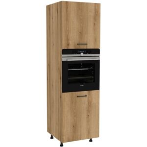 Szafka kuchenna wysoka do zabudowy piekarnika VERSO 60x207-212 cm dąb evoke/dąb evoke - emka meble Szafka kuchenna wysoka do zabudowy piekarnika VERSO 60x207-212 cm dąb evoke/dąb evoke - emka meble