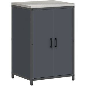 vidaXL Szafka do przechowywania w kuchni Antracyt 60 x 50 x 92 cm Stal vidaXL Szafka do przechowywania w kuchni Antracyt 60 x 50 x 92 cm Stal
