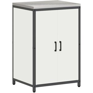 vidaXL Szafka do przechowywania w kuchni Biały 60 x 50 x 92 cm Stal vidaXL Szafka do przechowywania w kuchni Biały 60 x 50 x 92 cm Stal