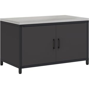 vidaXL Szafka do przechowywania w kuchni Czarny 60 x 50 x 92 cm Stal vidaXL Szafka do przechowywania w kuchni Czarny 60 x 50 x 92 cm Stal