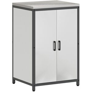 vidaXL Szafka do przechowywania w kuchni Srebrny 60 x 50 x 92 cm vidaXL Szafka do przechowywania w kuchni Srebrny 60 x 50 x 92 cm