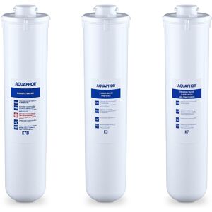 Aquaphor Wkłady Do Filtra Podzlewowego K3 K7 K7B - Zestaw 3 Szt. Aquaphor Wkłady Do Filtra Podzlewowego K3 K7 K7B - Zestaw 3 Szt.