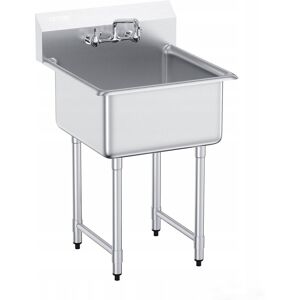 Inny producent Zlew gastronomiczny basen zlewozmywak gospodarczy 45.7x45.7 cm Inny producent Zlew gastronomiczny basen zlewozmywak gospodarczy 45.7x45.7 cm