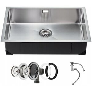 Vevor Zlew gastronomiczny basen zlewozmywak gospodarczy 70 x 43 cm stal Vevor Zlew gastronomiczny basen zlewozmywak gospodarczy 70 x 43 cm stal