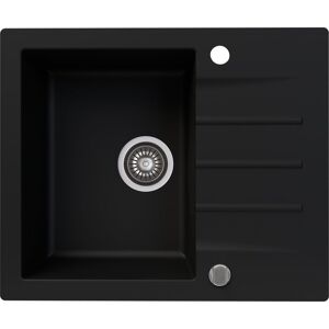 Zlew granitowy KERNAU KGS A 4560 1B1D DEEP BLACK Zlew granitowy KERNAU KGS A 4560 1B1D DEEP BLACK