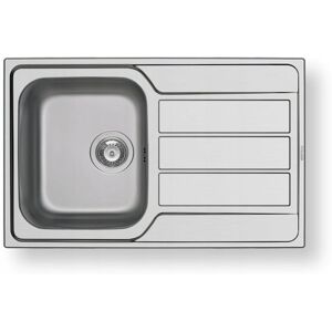 Zlew Pyramis Athena 79x50 1B1D gładki stalowy INOX Zlew Pyramis Athena 79x50 1B1D gładki stalowy INOX