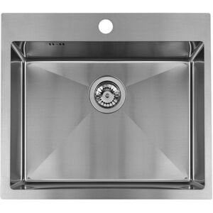 KUCHINOX Zlewozmywak Stalowy Jednokomorowy Wpuszczany Zlew Metalowy Kuchenny Malawi KUCHINOX Zlewozmywak Stalowy Jednokomorowy Wpuszczany Zlew Metalowy Kuchenny Malawi