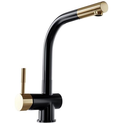 Bateria kuchenna GLOBALO Lobio Black/Light Gold Mat Ring czarny Bateria kuchenna GLOBALO Lobio Black/Light Gold Mat Ring czarny
