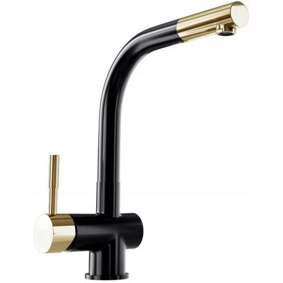 Bateria kuchenna Globalo Lobio Black/Light Gold Ring czarny Bateria kuchenna Globalo Lobio Black/Light Gold Ring czarny