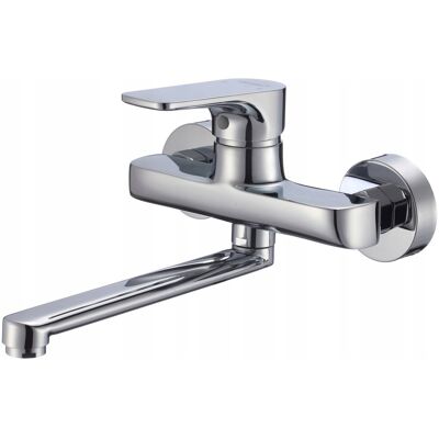 Hydroland Bateria kuchenna ścienna Senja chrom Hydroland Bateria kuchenna ścienna Senja chrom