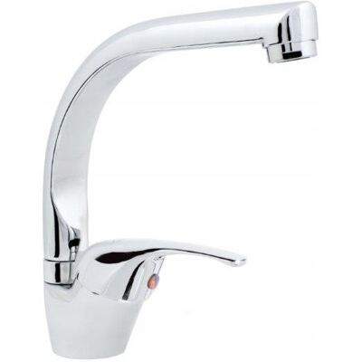 Hydroland Bateria kuchenna stojąca skośna 'L' Nano chrom Hydroland Bateria kuchenna stojąca skośna 'L' Nano chrom
