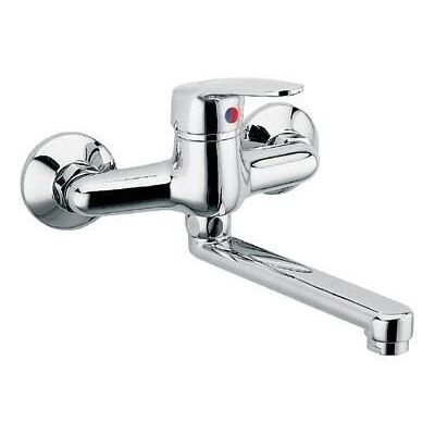 Ferro Bateria zlewozmywakowa SMILE ścienna, chrom Ferro Bateria zlewozmywakowa SMILE ścienna, chrom