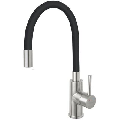 BATERIA ZLEWOZMYWAKOWA ST.FERRO ZUMBA ELST. CZARNA- INOX BATERIA ZLEWOZMYWAKOWA ST.FERRO ZUMBA ELST. CZARNA- INOX