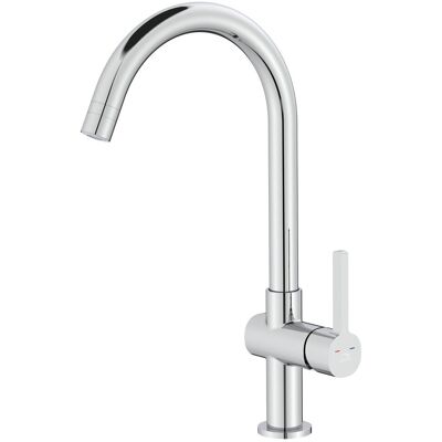 KUCHINOX Bateria Zlewozmywakowa Stojąca Z Wylewką U Alita Chrom Laveo KUCHINOX Bateria Zlewozmywakowa Stojąca Z Wylewką U Alita Chrom Laveo