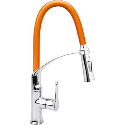 Bateria Zlewozmywakowa Z Elastyczną Wylewką Flexible 2-Orange Fala 75678 Bateria Zlewozmywakowa Z Elastyczną Wylewką Flexible 2-Orange Fala 75678