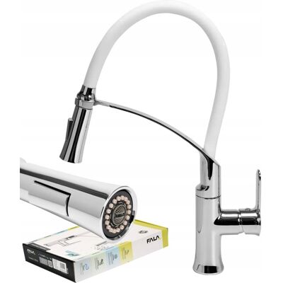 FALA 75676 BATERIA ZLEWOZMYWAKOWA Z ELASTYCZNĄ WYLEWKĄ FLEXIBLE 2-WHITE FALA 75676 BATERIA ZLEWOZMYWAKOWA Z ELASTYCZNĄ WYLEWKĄ FLEXIBLE 2-WHITE