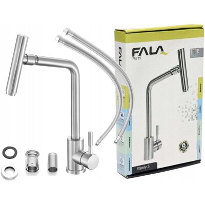 FALA BATERIA KUCHENNA STOJĄCA INOX STAL NIERDZEWNA STEELY 3 75719 FALA BATERIA KUCHENNA STOJĄCA INOX STAL NIERDZEWNA STEELY 3 75719