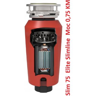 Franke SLIM 75 Elite Slimline Młynek do odpadów 134.0715.096 Franke SLIM 75 Elite Slimline Młynek do odpadów 134.0715.096
