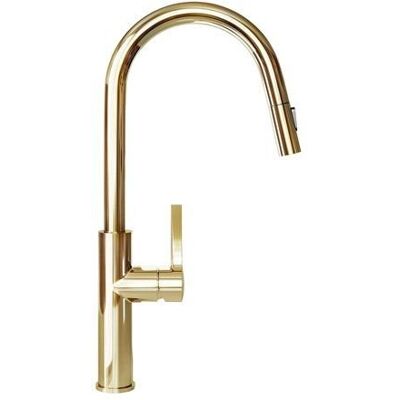 GLOBALO Bateria z wyciąganą wylewką Divio Light Gold - Użyj kodu 9GLB23 i płać mniej GLOBALO Bateria z wyciąganą wylewką Divio Light Gold - Użyj kodu 9GLB23 i płać mniej